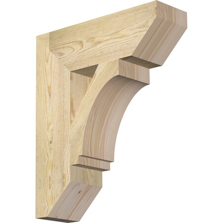 Ekena Millwork Imperial Slat Rough Sawn Bracket, Douglas Fir, 6"W x 20"D x 24"H BKT06X20X24IMP06RDF